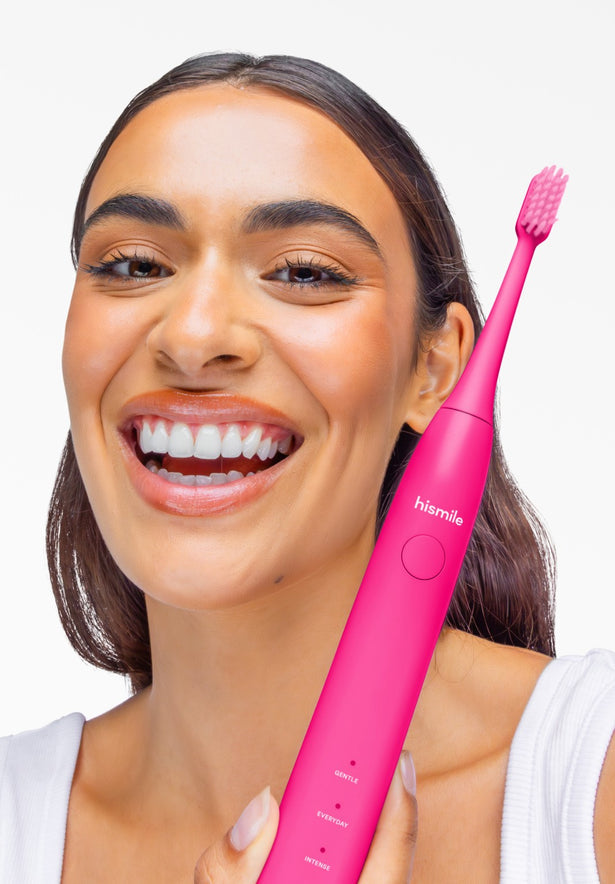 Escova de Dentes Elétrica - Rosa Brilhante