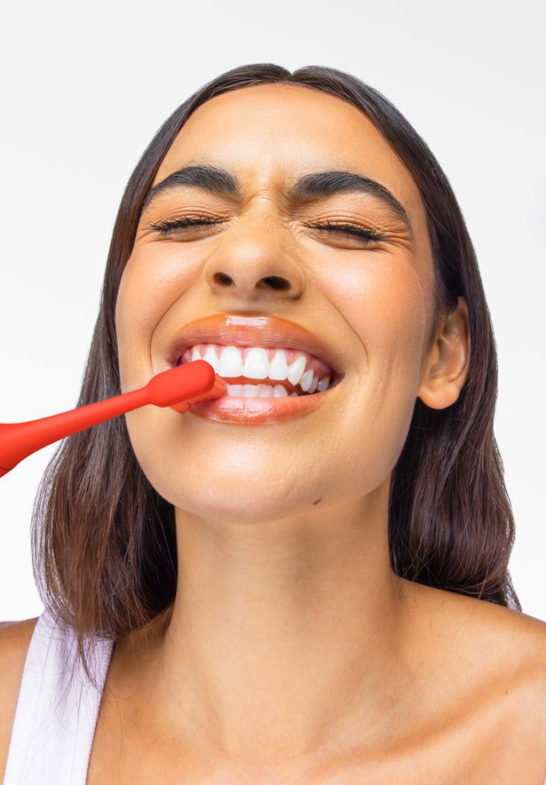 Escova de Dentes Elétrica - Vermelho Brilhante
