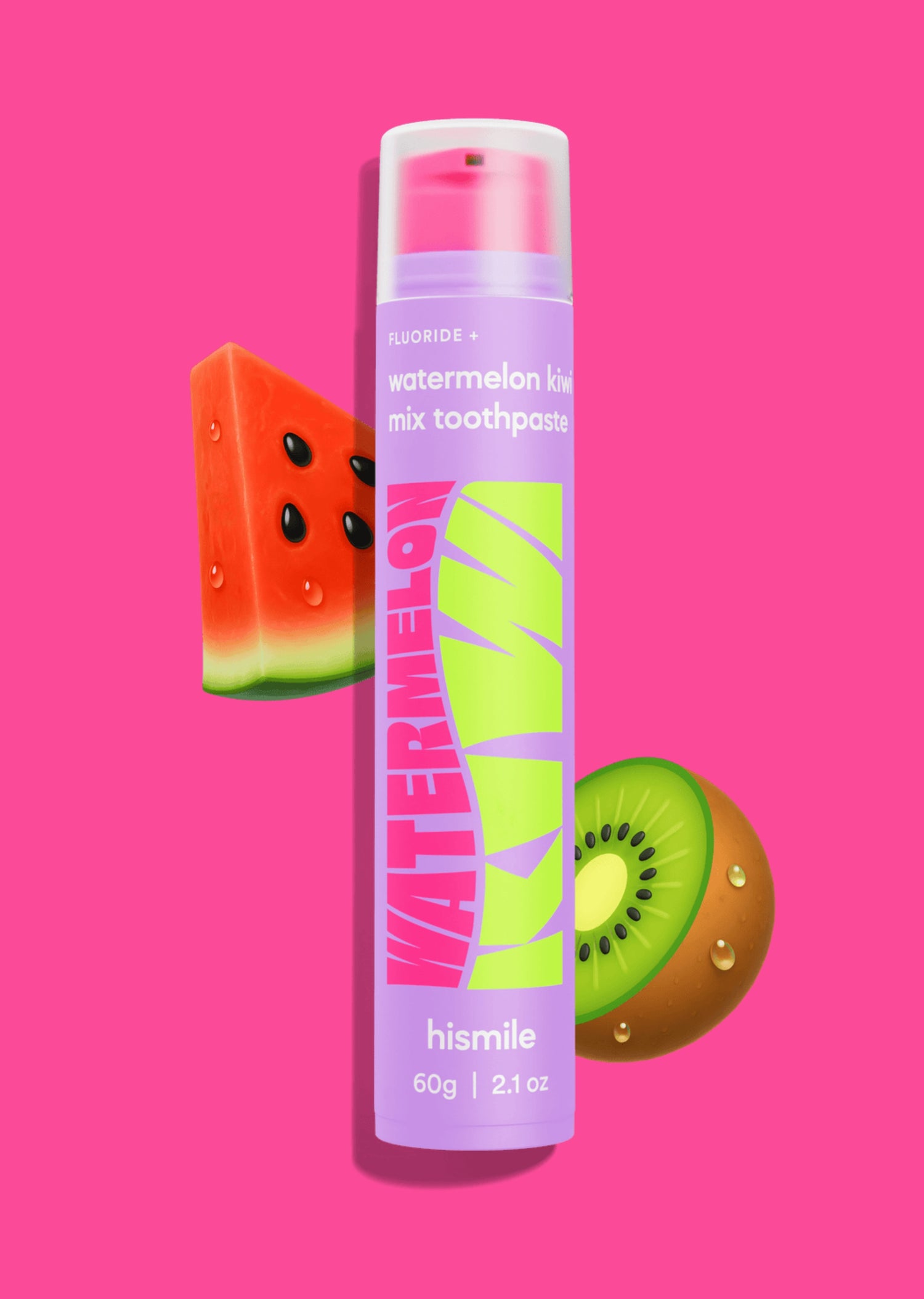 Creme Dental - Melancia e Kiwi